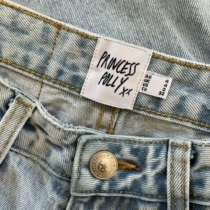 Princess Polly Washed Blue Denim Jeans